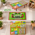 Keshnova Kids Foldable Ludo Table 12x24 | 2-in-1 Game