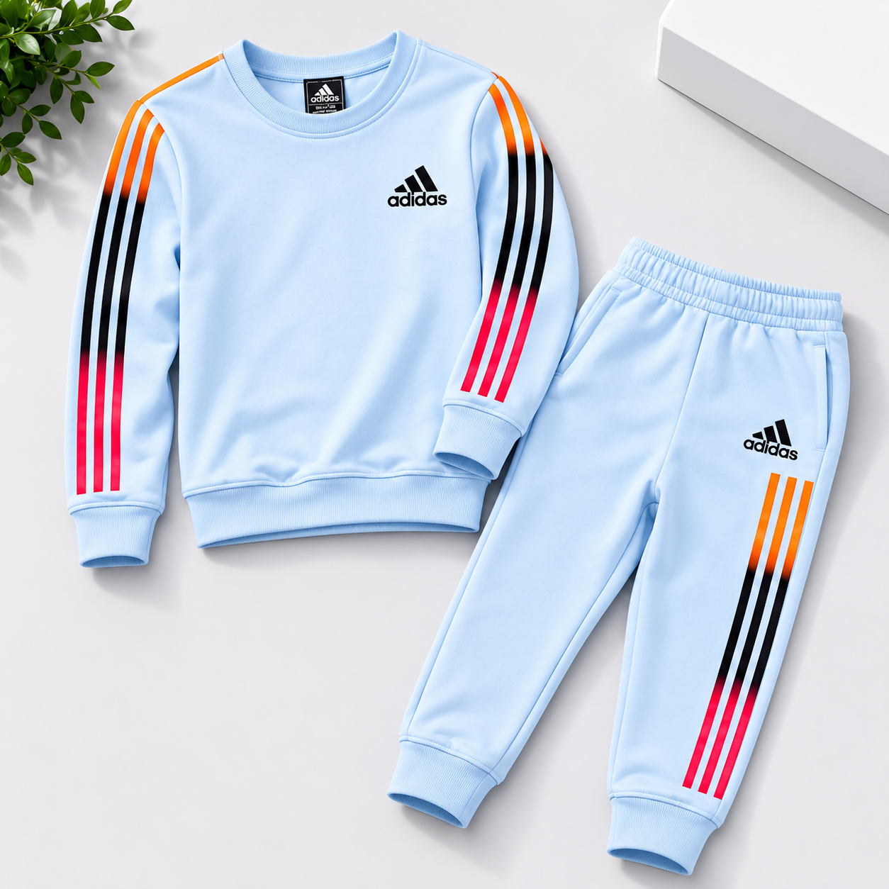 Keshnova Kids 4-Way Lycra Track Suit Set for Boys | Full Sleeve T-Shirt & Pant