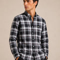 Lacoste Men's Black White Plaid Shirt - Original