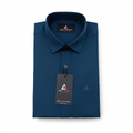 Grey Armour Teal Blue Shirt - Flat Lay White Background