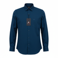 Grey Armour Teal Blue Shirt - Mannequin Front View