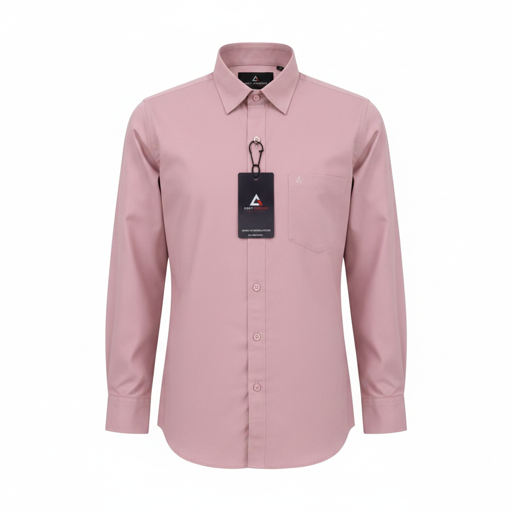 Grey Armour Dusty Pink Shirt - Mannequin Front View