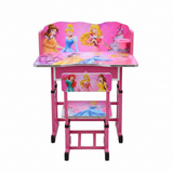 Princess Study Desk - Front Detail with Bookshelf