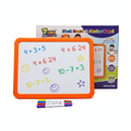 White Marker Board Side with Colorful Markers