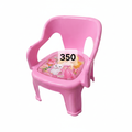 Kids Pink Princess Kitty Chair - Full View
