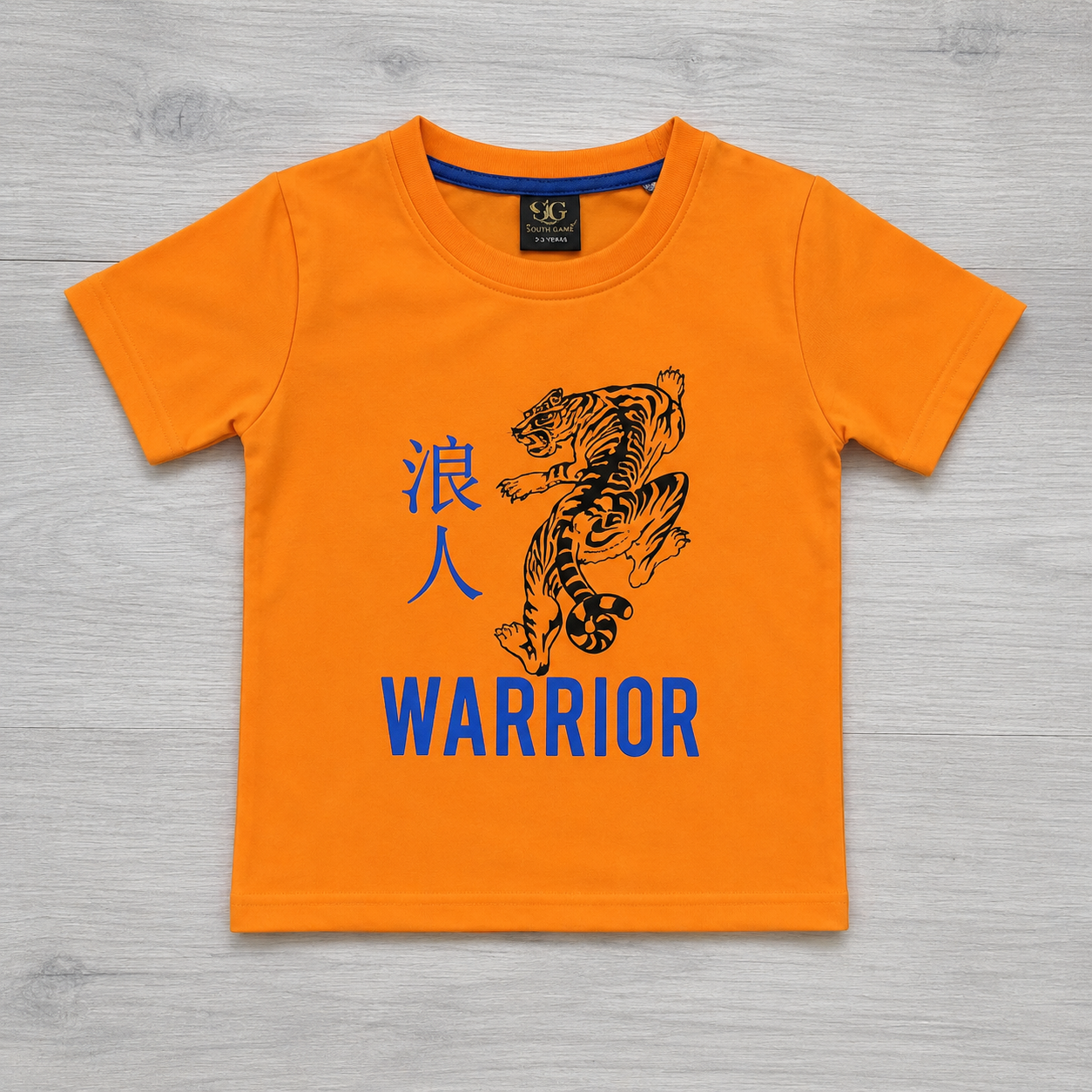 Kids Round Neck Dot Knit T-Shirt for Boys | Soft Cotton Casual Tee